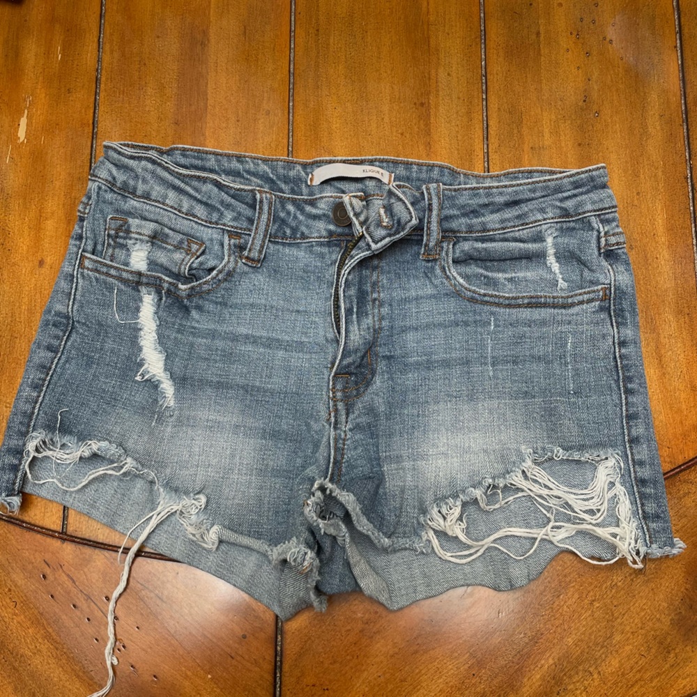 Klique B denim shorts
